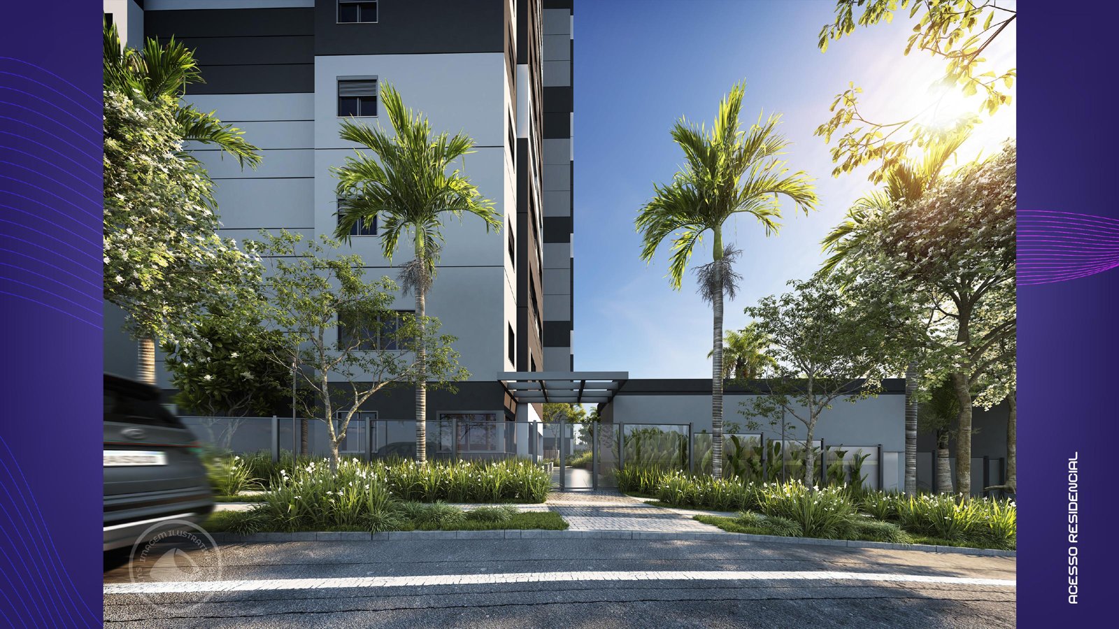 Acesso residencial — Abiatar Conecta Capão